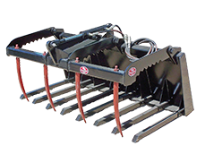 Material Fork Curved Tine Grapple